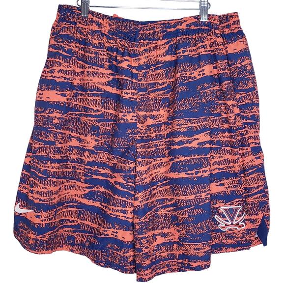 NIKE UNIVERSITY of VIRGINIA CAVALIERS MEN'S Size 3XL SWIM TRUNKS Unlined in VGUC - Picture 1 of 12